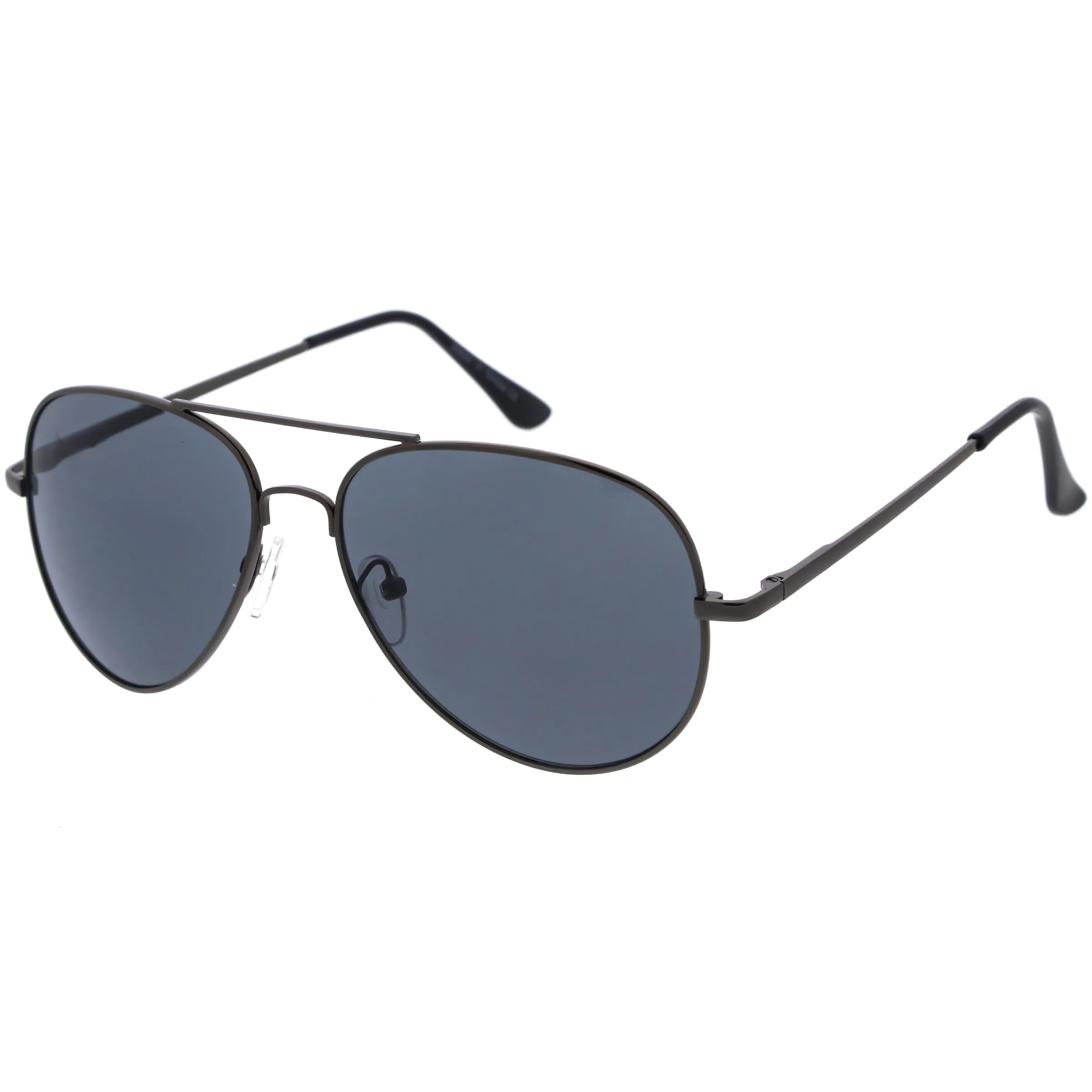 Classic Everyday Medium Sized Metal Aviator Sunglasses D118 sold by ZeroUV product image thumbnail 2