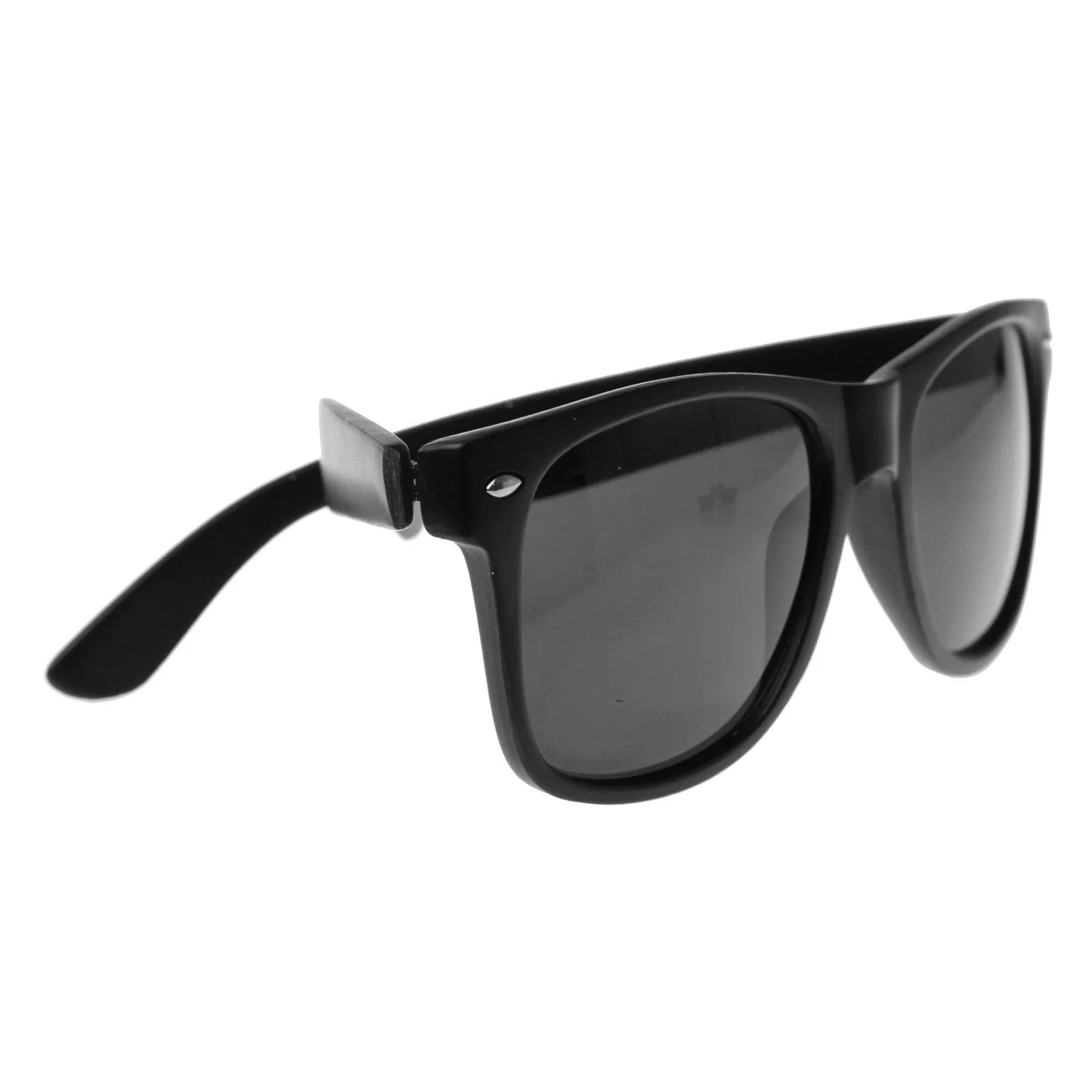 Hipster Street Wear Soft Rubber Matte Black Horned Rim Sunglasses 8350 sold by ZeroUV product image thumbnail 2