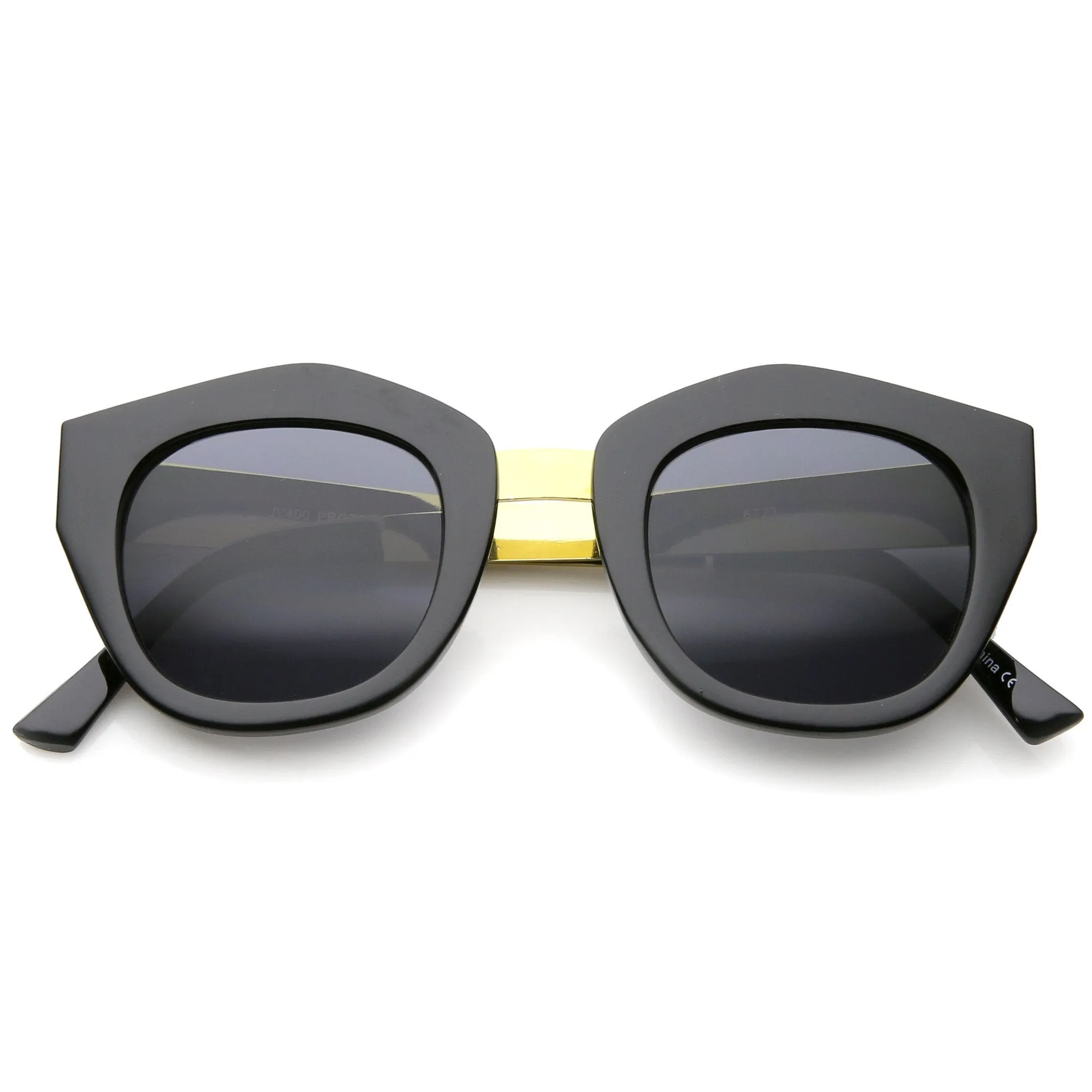 Women's Bold Geometric Square Lens Sunglasses A342 sold by ZeroUV product image thumbnail 5