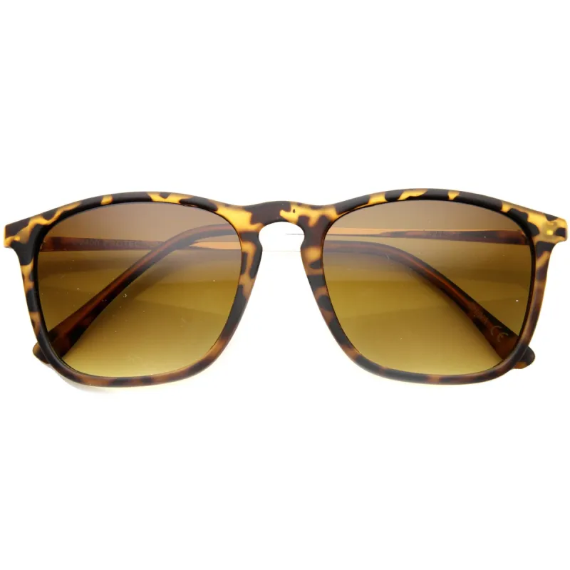Vintage Inspired Indie Square Metal Temple Sunglasses 9838 sold by ZeroUV