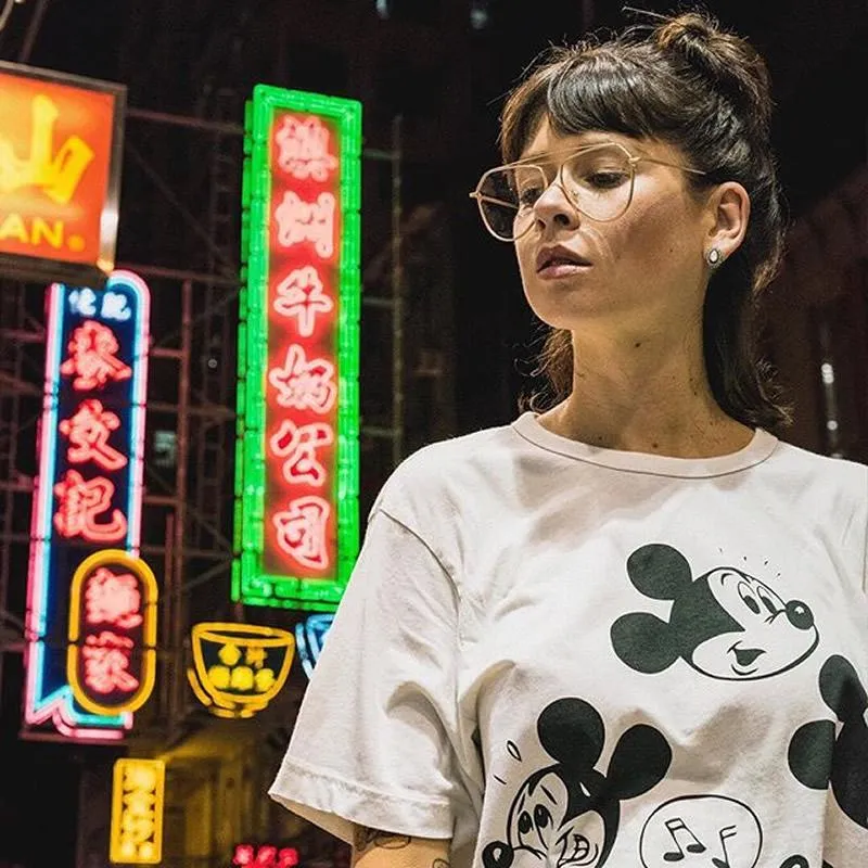 Modern Geometric Laser Cut Penta Clear Flat Lens Glasses A954 sold by ZeroUV product image thumbnail 5