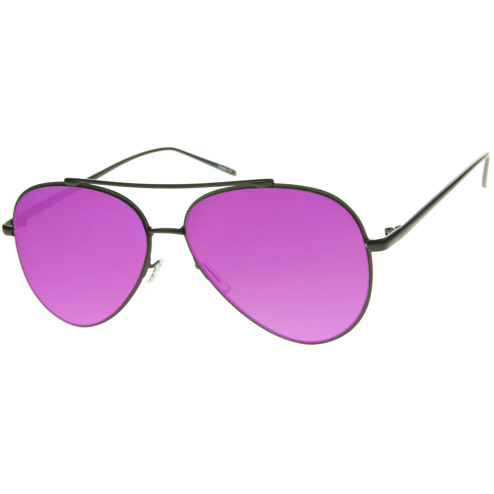 Modern Rimless Mirrored Flat Lens Aviator Sunglasses A230 sold by ZeroUV product image thumbnail 2