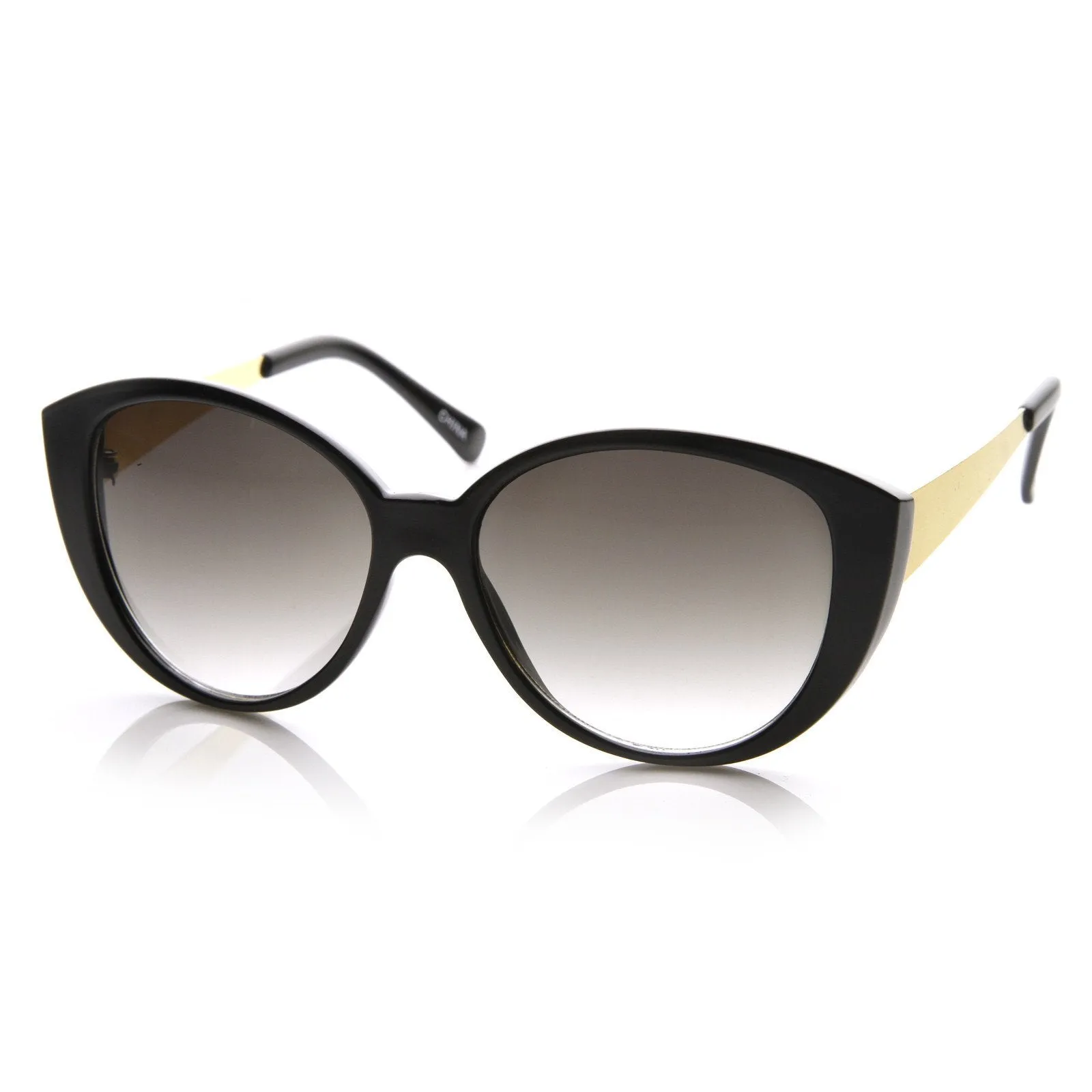 Large Women's Fashion Metal Arm Cat Eye Sunglasses sold by ZeroUV product image thumbnail 4