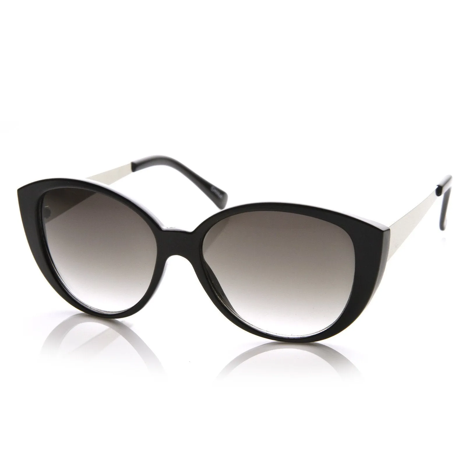 Large Women's Fashion Metal Arm Cat Eye Sunglasses sold by ZeroUV product image thumbnail 5