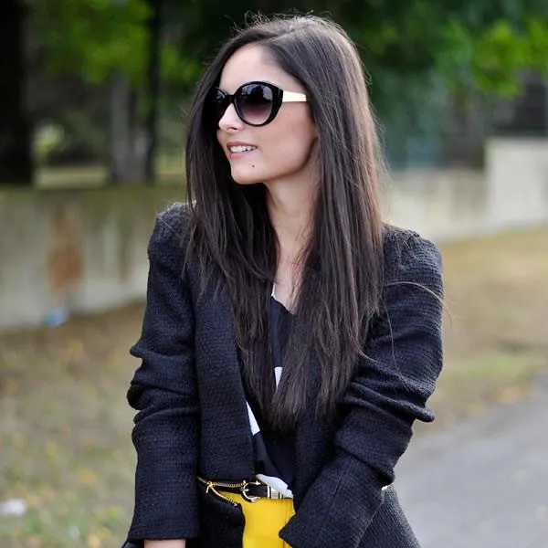 Large Women's Fashion Metal Arm Cat Eye Sunglasses sold by ZeroUV product image thumbnail 3