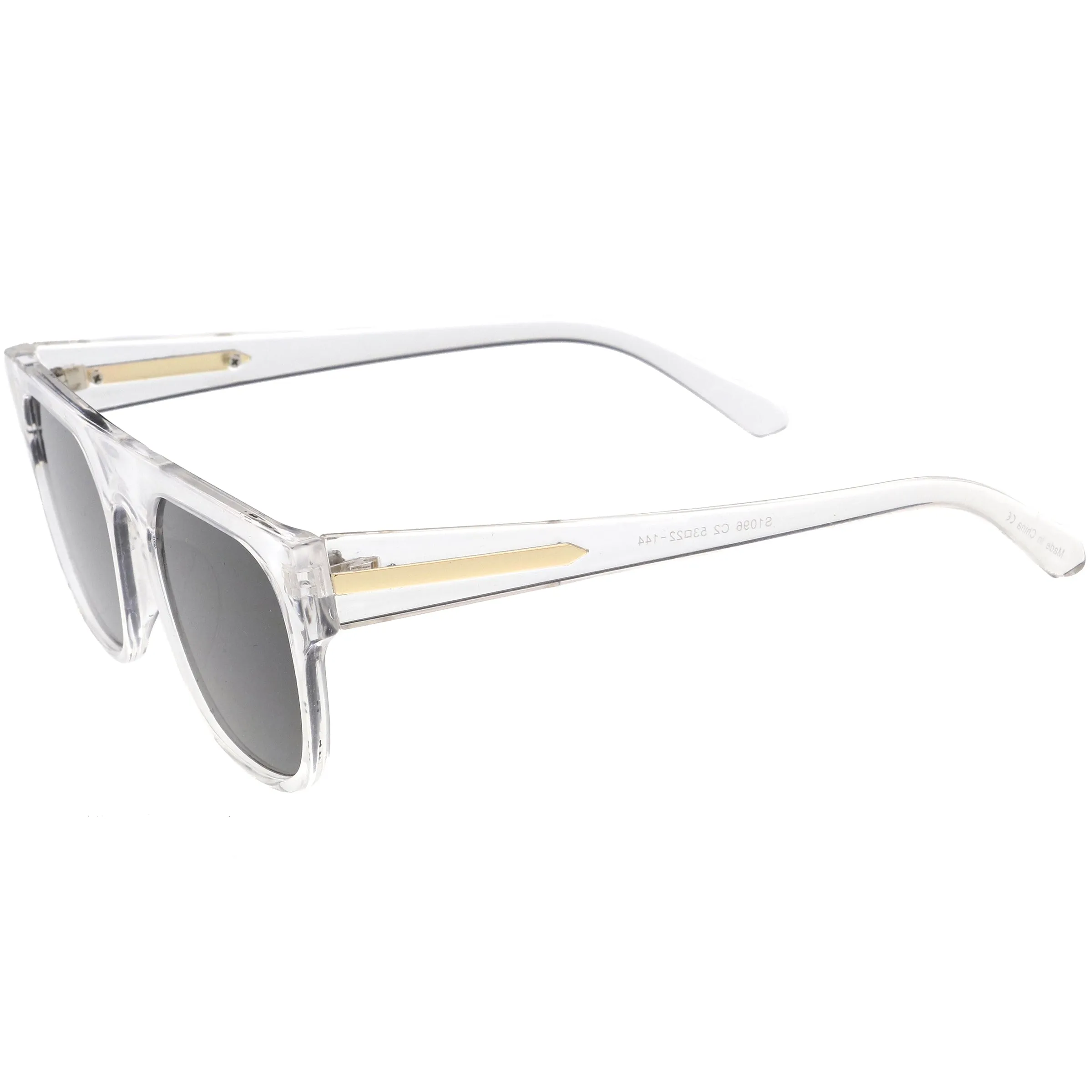 Men's Modern Street Wear Horned Rim Flat Top Sunglasses C935 sold by ZeroUV product image thumbnail 3