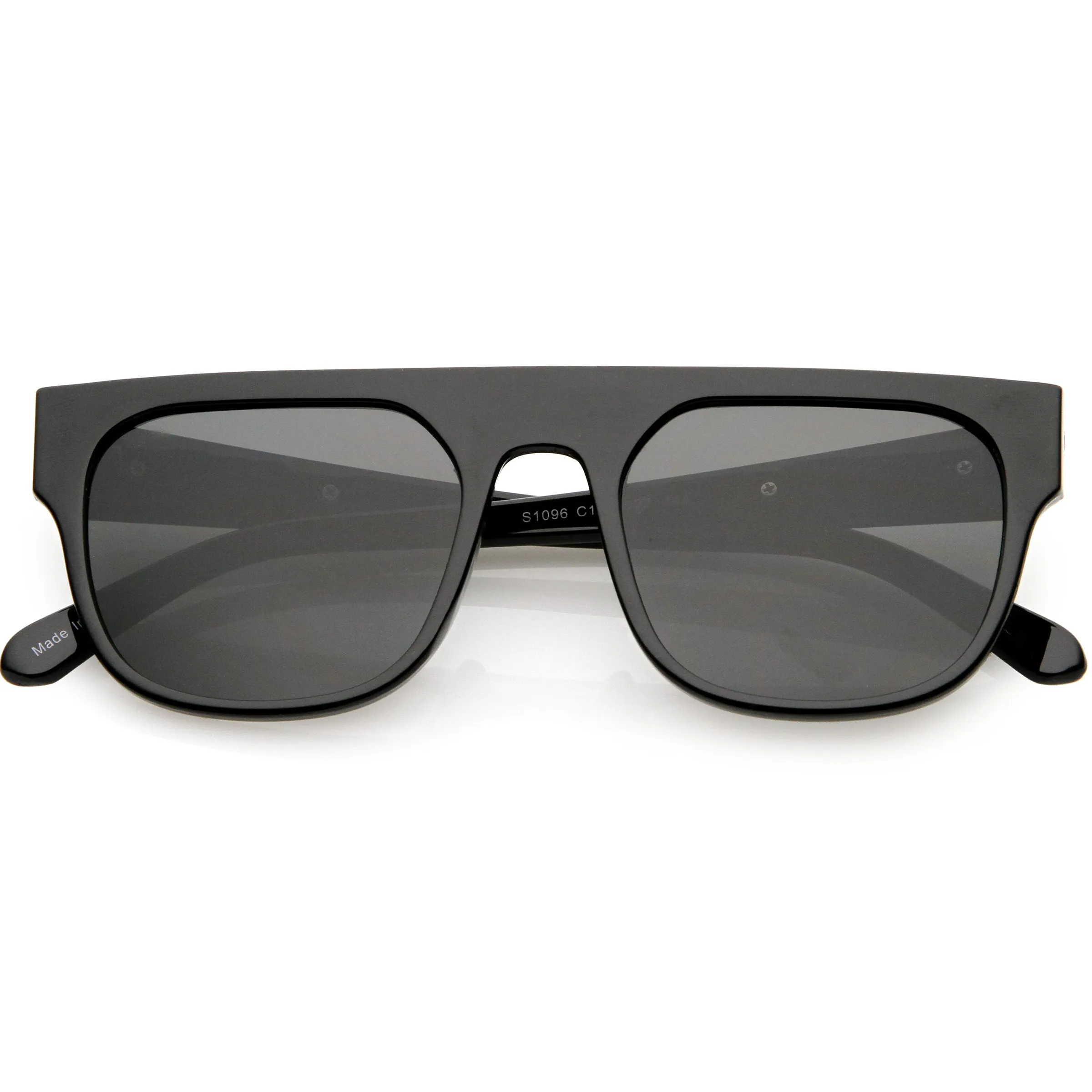 Men's Modern Street Wear Horned Rim Flat Top Sunglasses C935 sold by ZeroUV product image thumbnail 4