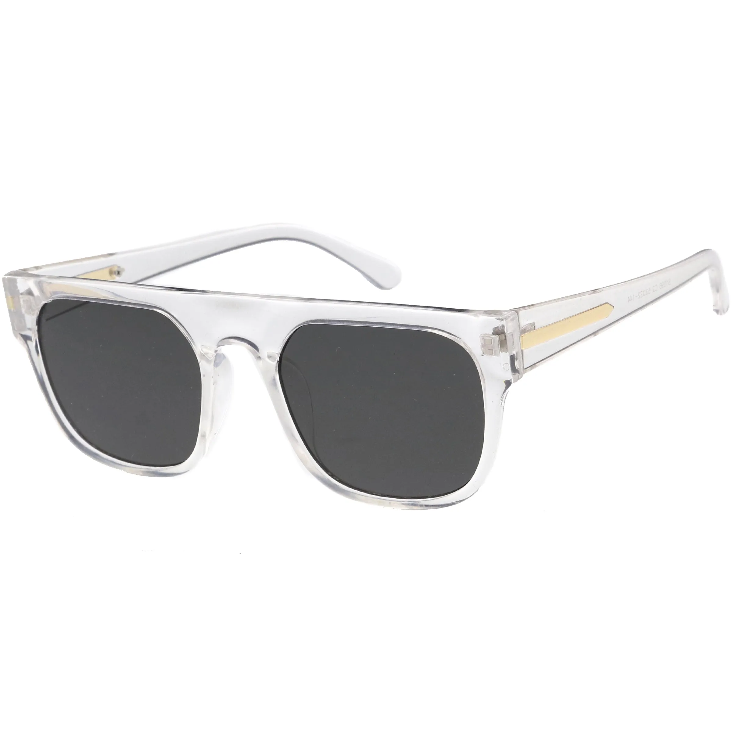 Men's Modern Street Wear Horned Rim Flat Top Sunglasses C935 sold by ZeroUV product image thumbnail 2