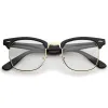 Vintage Inspired Classic Horned Rim Half Frame Clear Lens Glasses 2933 sold by ZeroUV