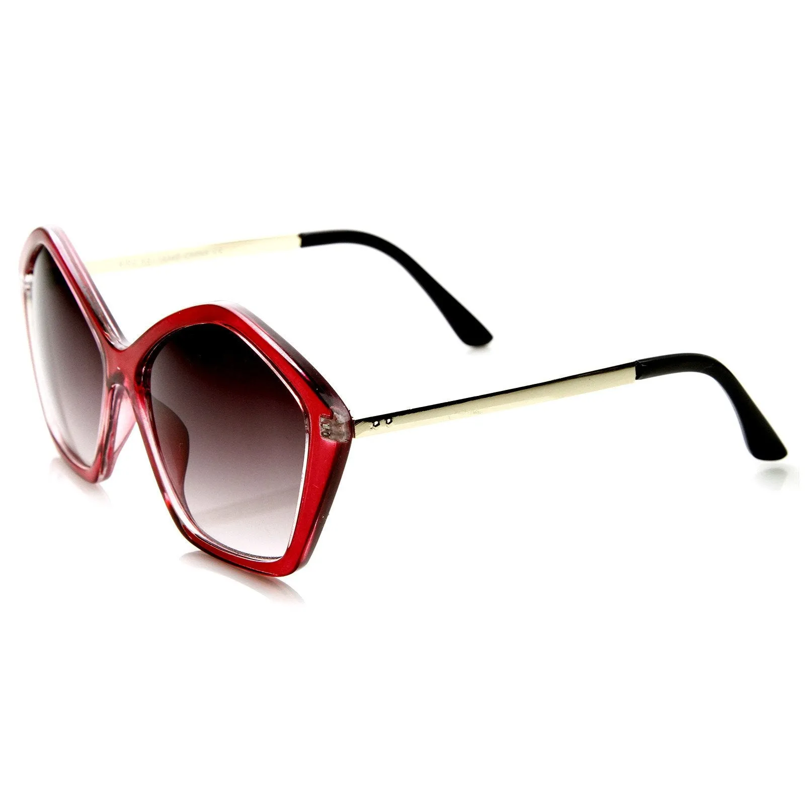 Retro Women's Sunglasses Fashion Geometric Shape Frame 8909 sold by ZeroUV product image thumbnail 3
