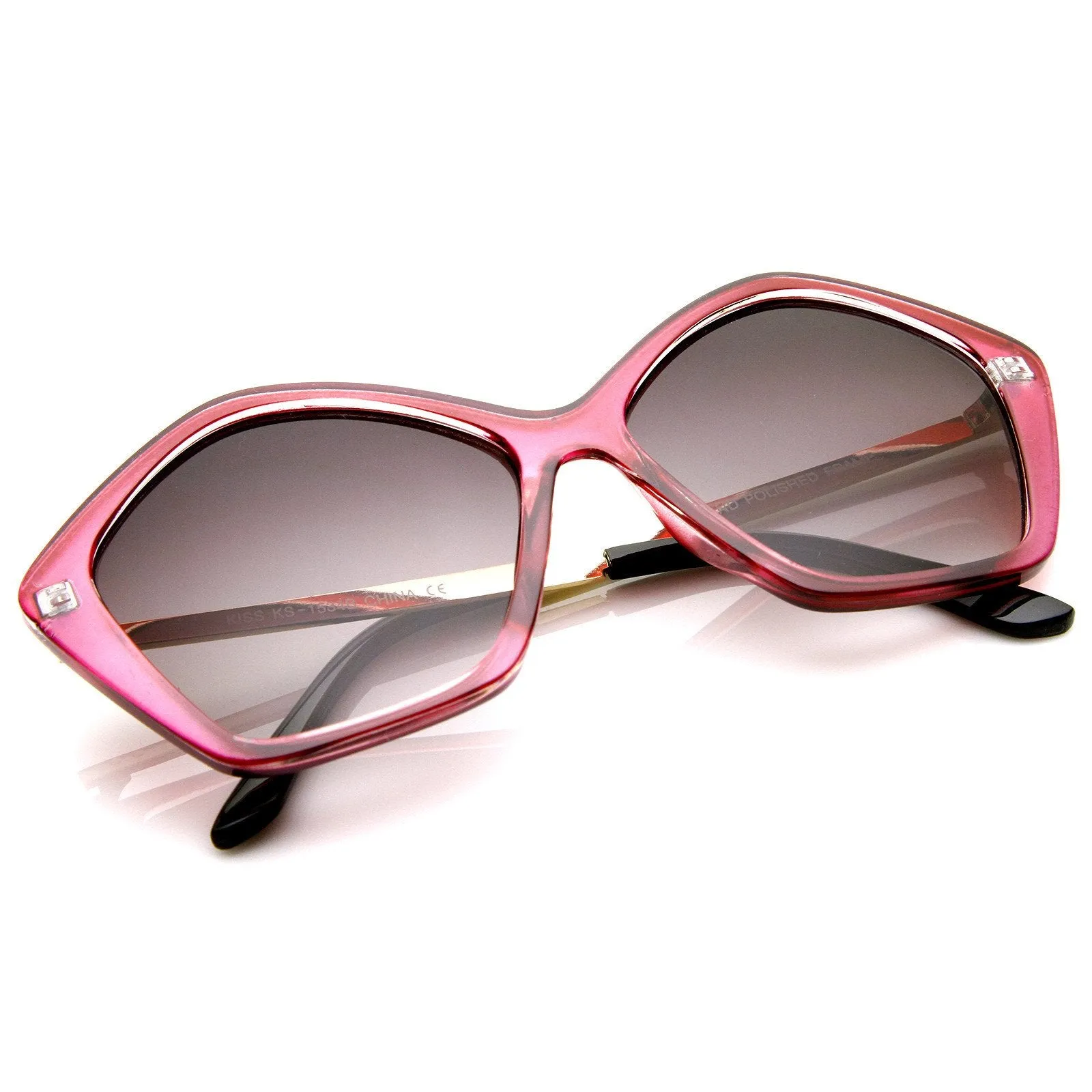 Retro Women's Sunglasses Fashion Geometric Shape Frame 8909 sold by ZeroUV product image thumbnail 4