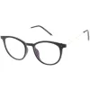 Vintage Indie Dapper Horned Rim Clear Flat Lens Glasses C632 sold by ZeroUV