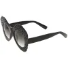 Women's Laser Cutout Oversize Butterfly Sunglasses A516 sold by ZeroUV