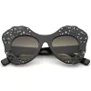 Women's Laser Cutout Oversize Butterfly Sunglasses A516 sold by ZeroUV