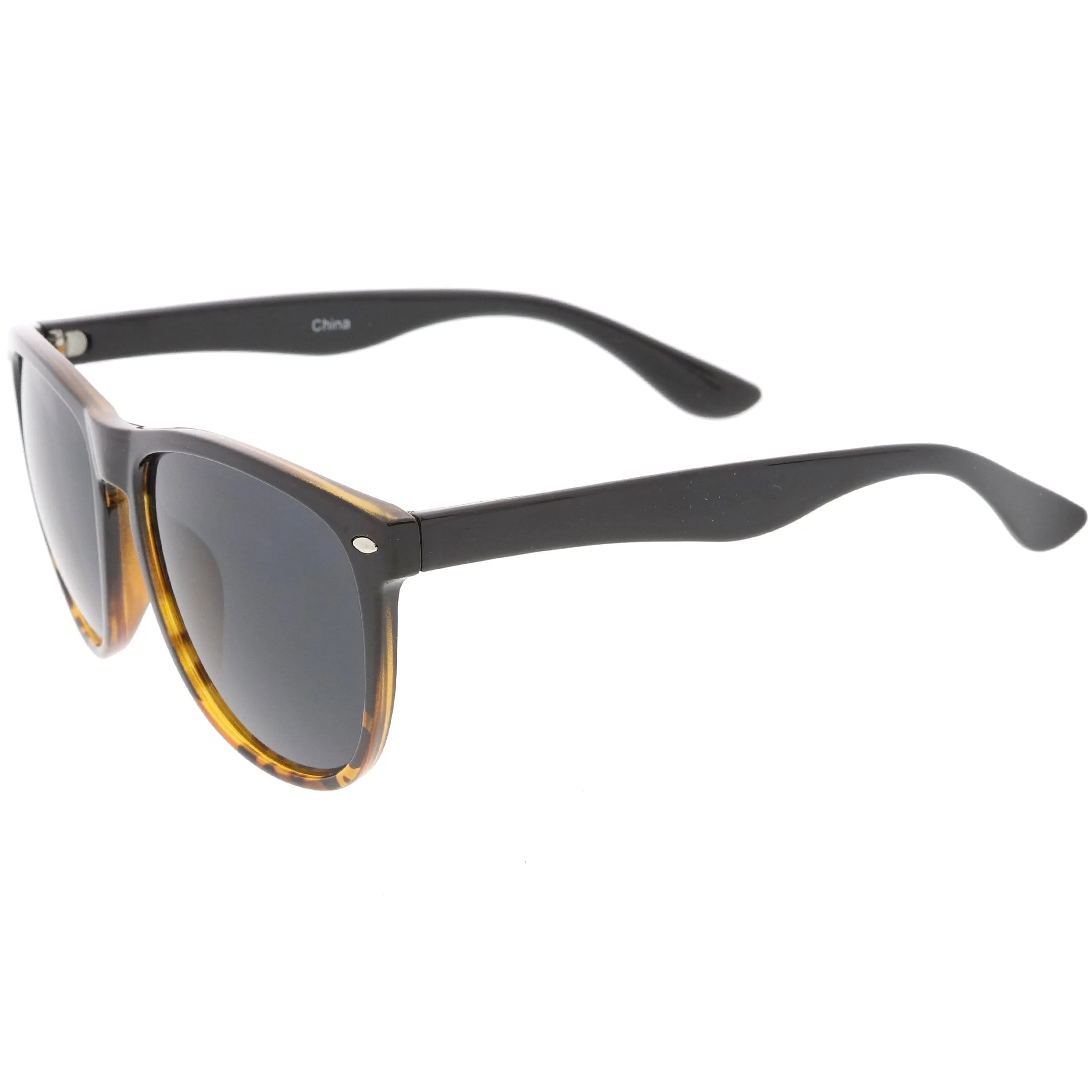 Round P3 Indie Dapper Key Hole Horned Rim Sunglasses C694 sold by ZeroUV product image thumbnail 5