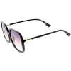 Oversize Elegant Lightweight Neutral Gradient Lens Women's Square Sunglasses D057 sold by ZeroUV