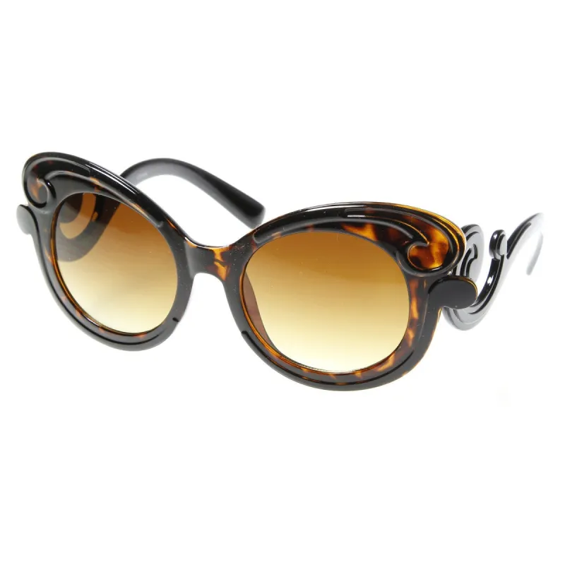 Luxurious High Fashion Butterfly Oversize Sunglasses 8634 sold by ZeroUV