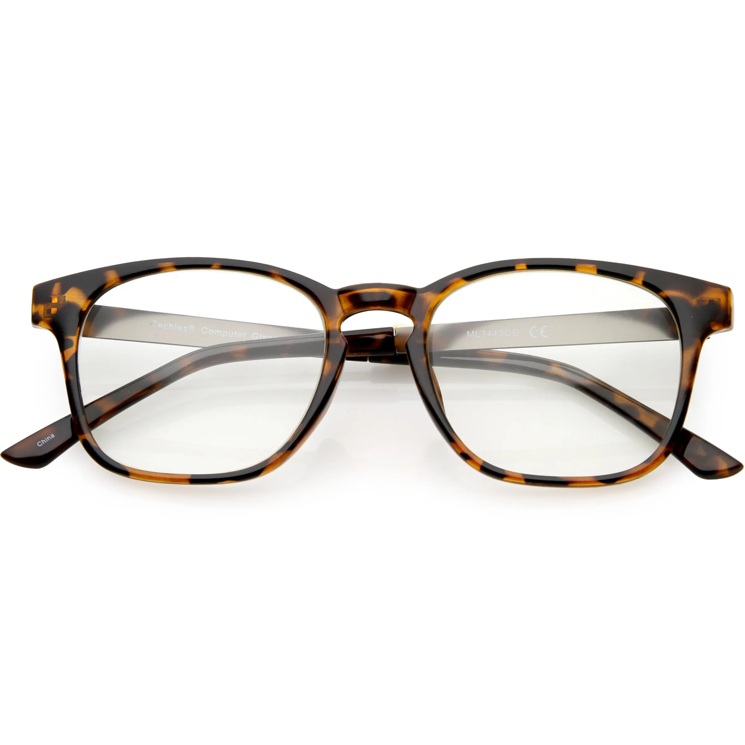 Classic Anti Blue Light Square Horn Rimmed Blue Blocking Computer Glasses C929 sold by ZeroUV product image thumbnail 4