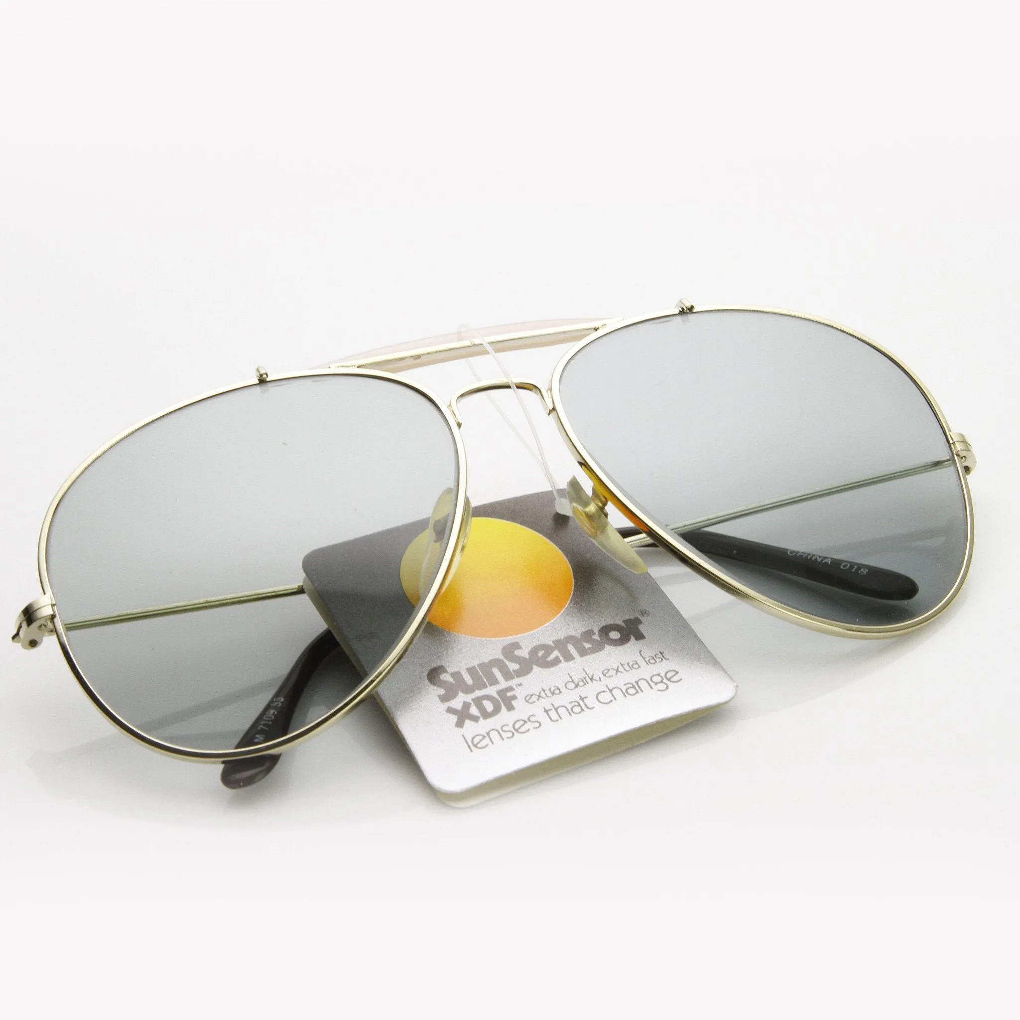 True Vintage Sunsensor XDF Lens Metal Aviator Sunglasses 7221 sold by ZeroUV product image thumbnail 4