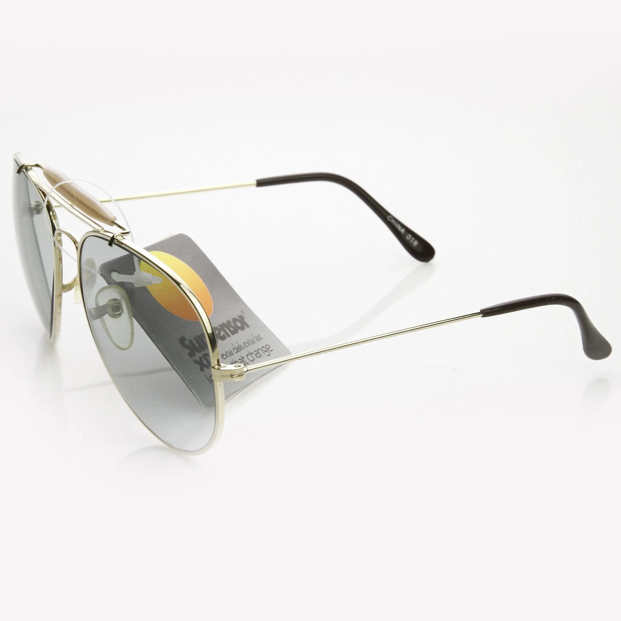 True Vintage Sunsensor XDF Lens Metal Aviator Sunglasses 7221 sold by ZeroUV product image thumbnail 3