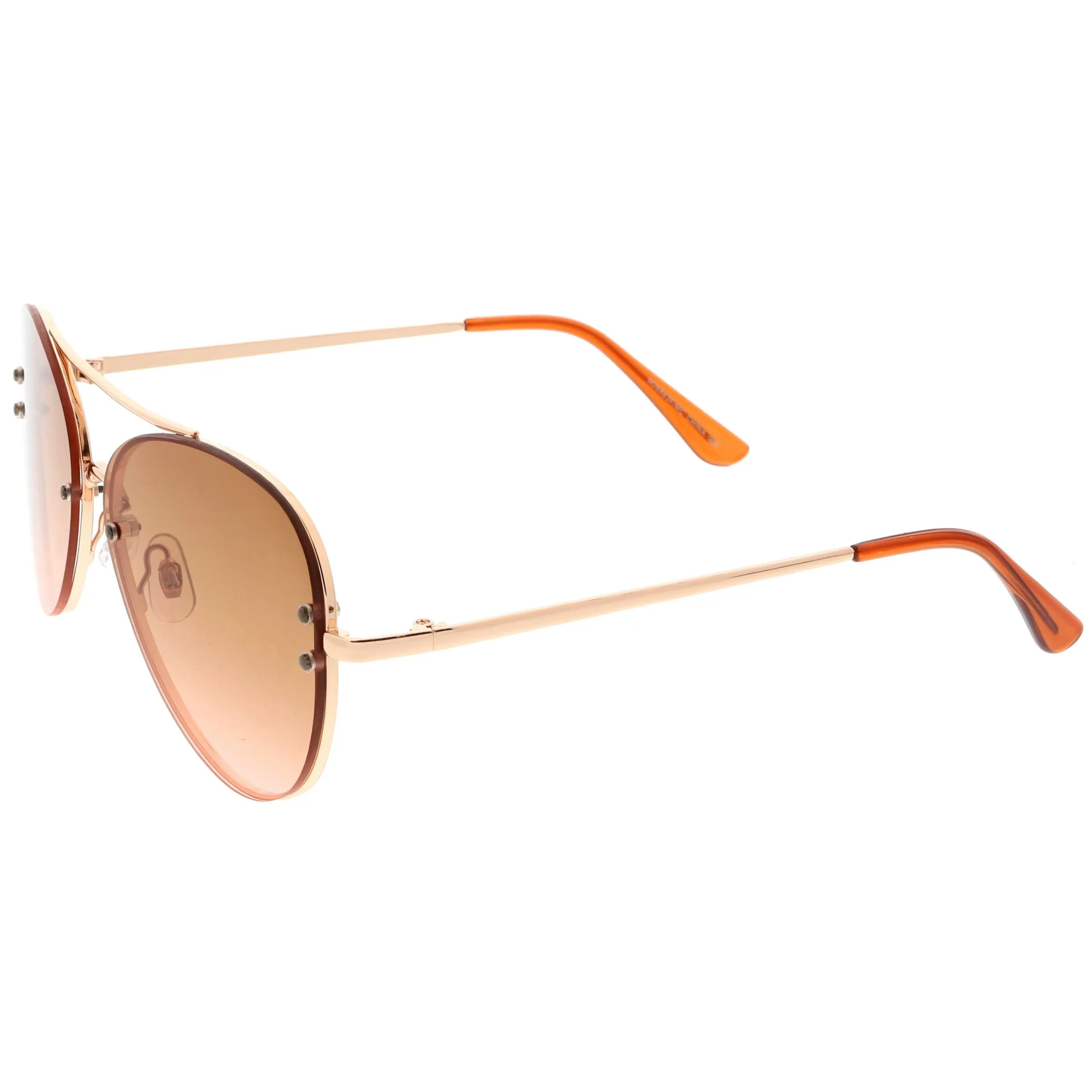 Oversize Retro Colorful Gradient Flat Lens Aviator Sunglasses A881 sold by ZeroUV product image thumbnail 5