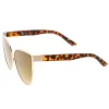 Women's Modern Oversize Mirrored Flat Lens Cat Eye Sunglasses A929 sold by ZeroUV