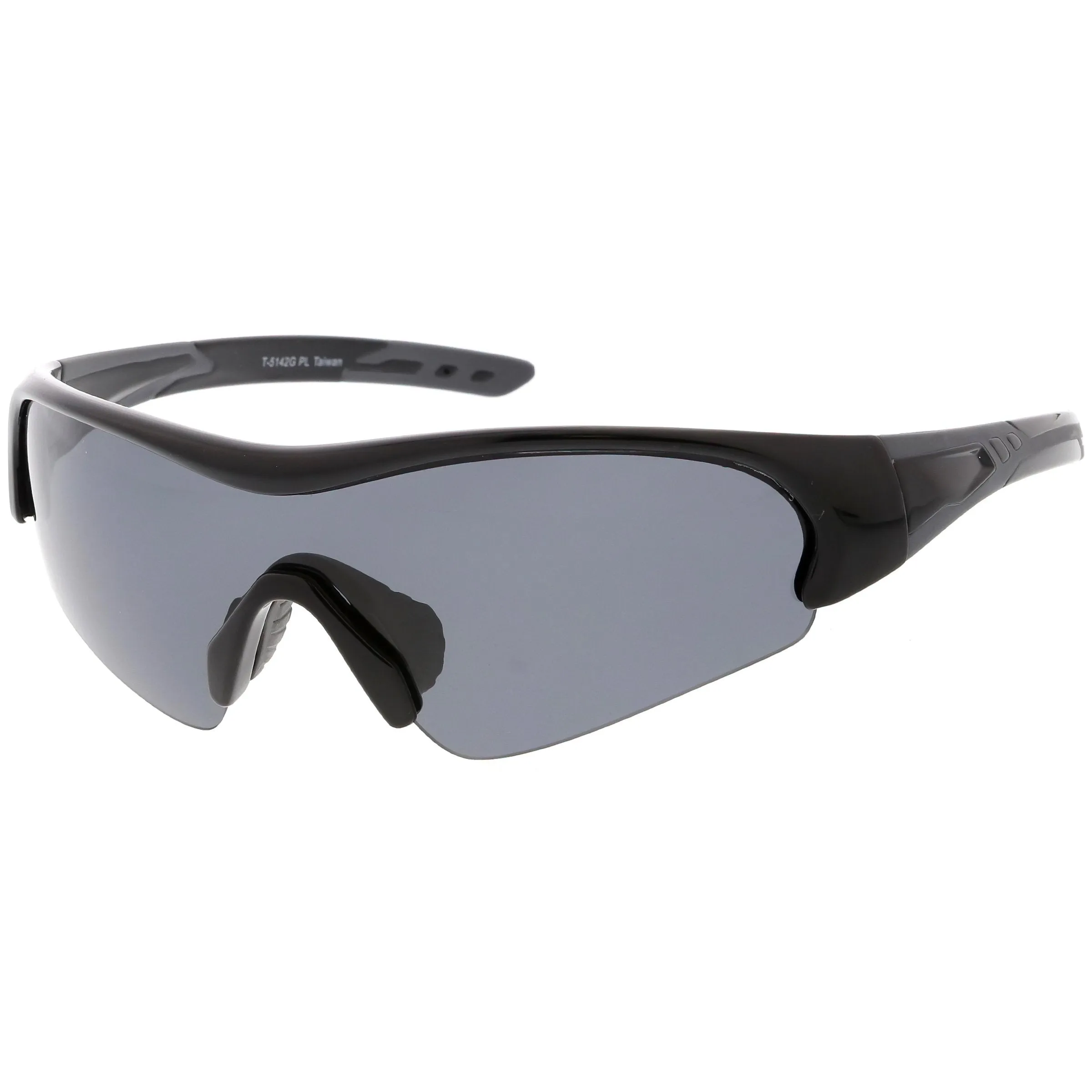 Outdoor Sports Half Frame TR-90 Polarized Shield Sunglasses C538 sold by ZeroUV product image thumbnail 2