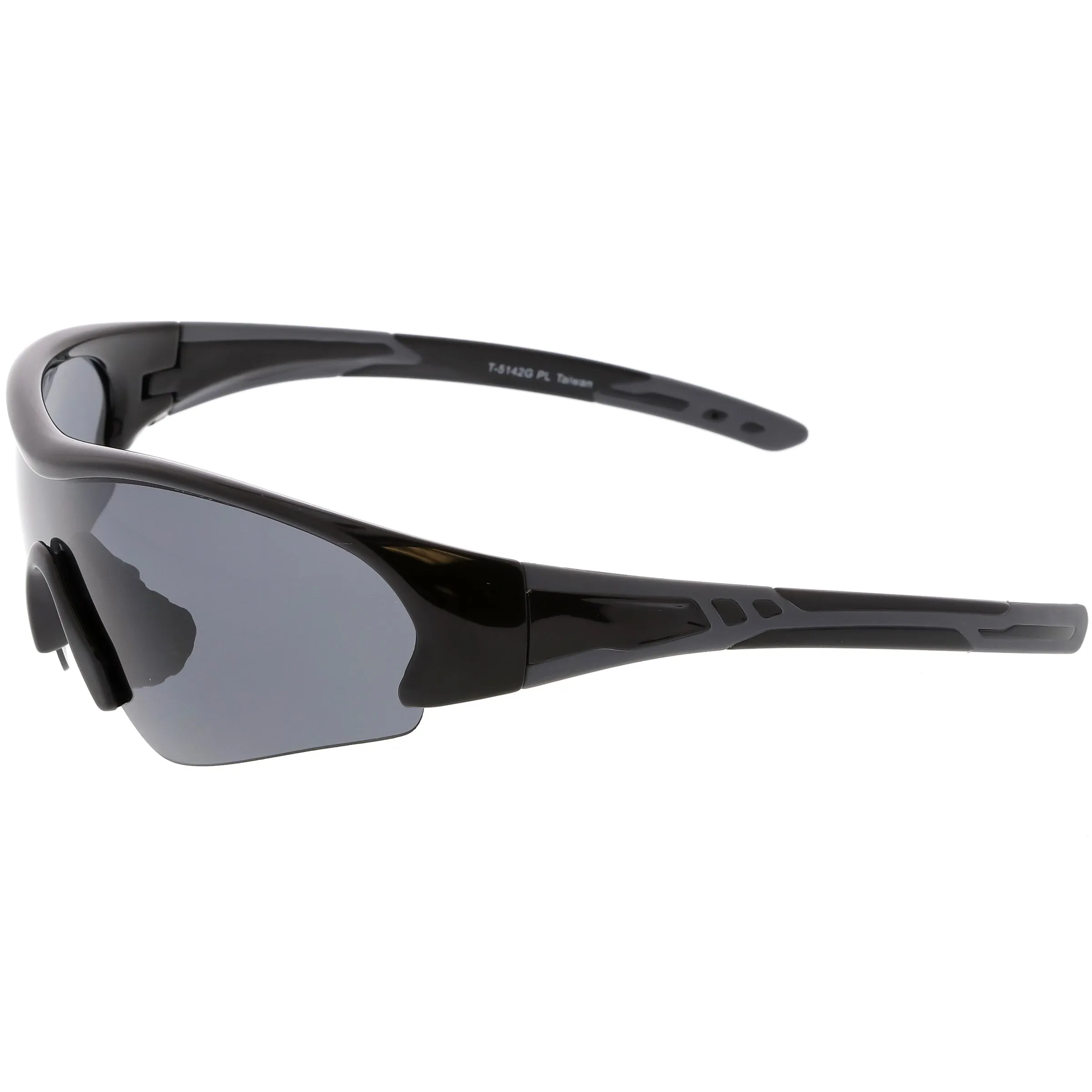 Outdoor Sports Half Frame TR-90 Polarized Shield Sunglasses C538 sold by ZeroUV product image thumbnail 3