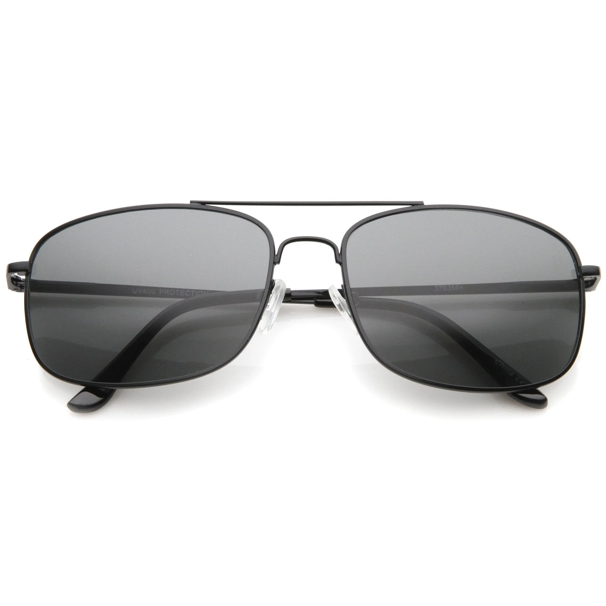 Classic Men's Square Wired Metal Aviator Sunglasses A028 sold by ZeroUV