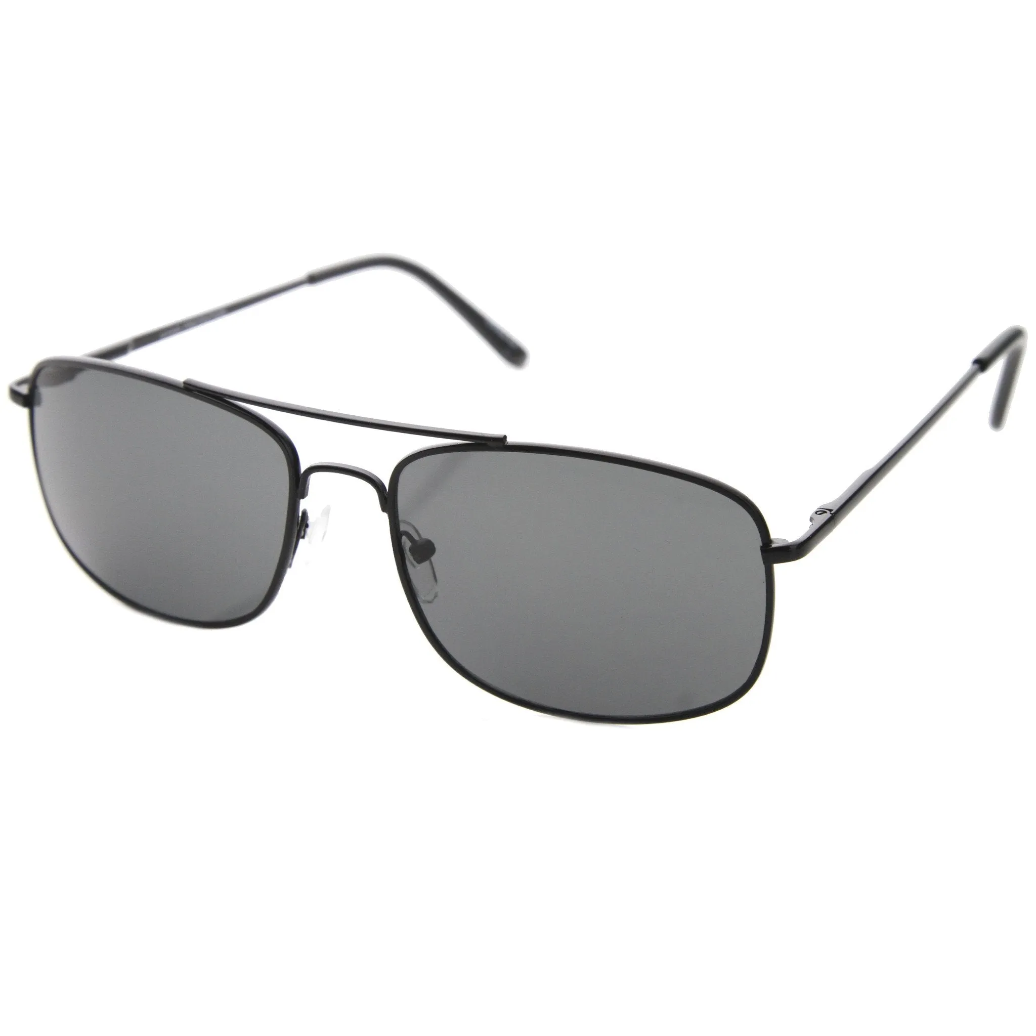 Classic Men's Square Wired Metal Aviator Sunglasses A028 sold by ZeroUV product image thumbnail 2