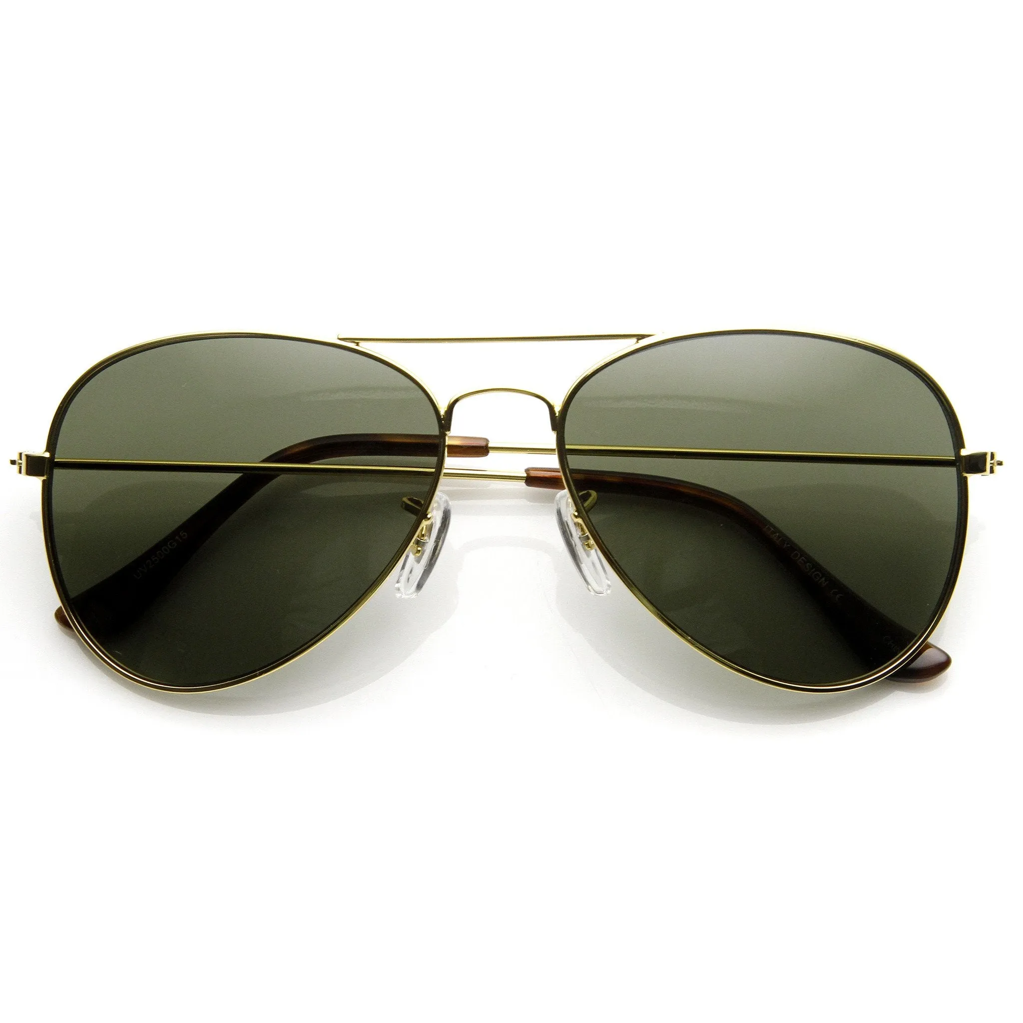 Original Classic Metal Military Aviator Sunglasses sold by ZeroUV
