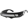 Futuristic Mono Cyclops Mirrored Lens Wrap Shield Sunglasses C024 sold by ZeroUV