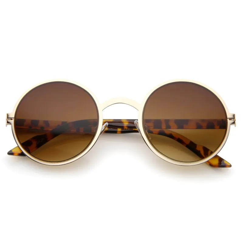Retro European Lennon Style Round Sunglasses A313 sold by ZeroUV