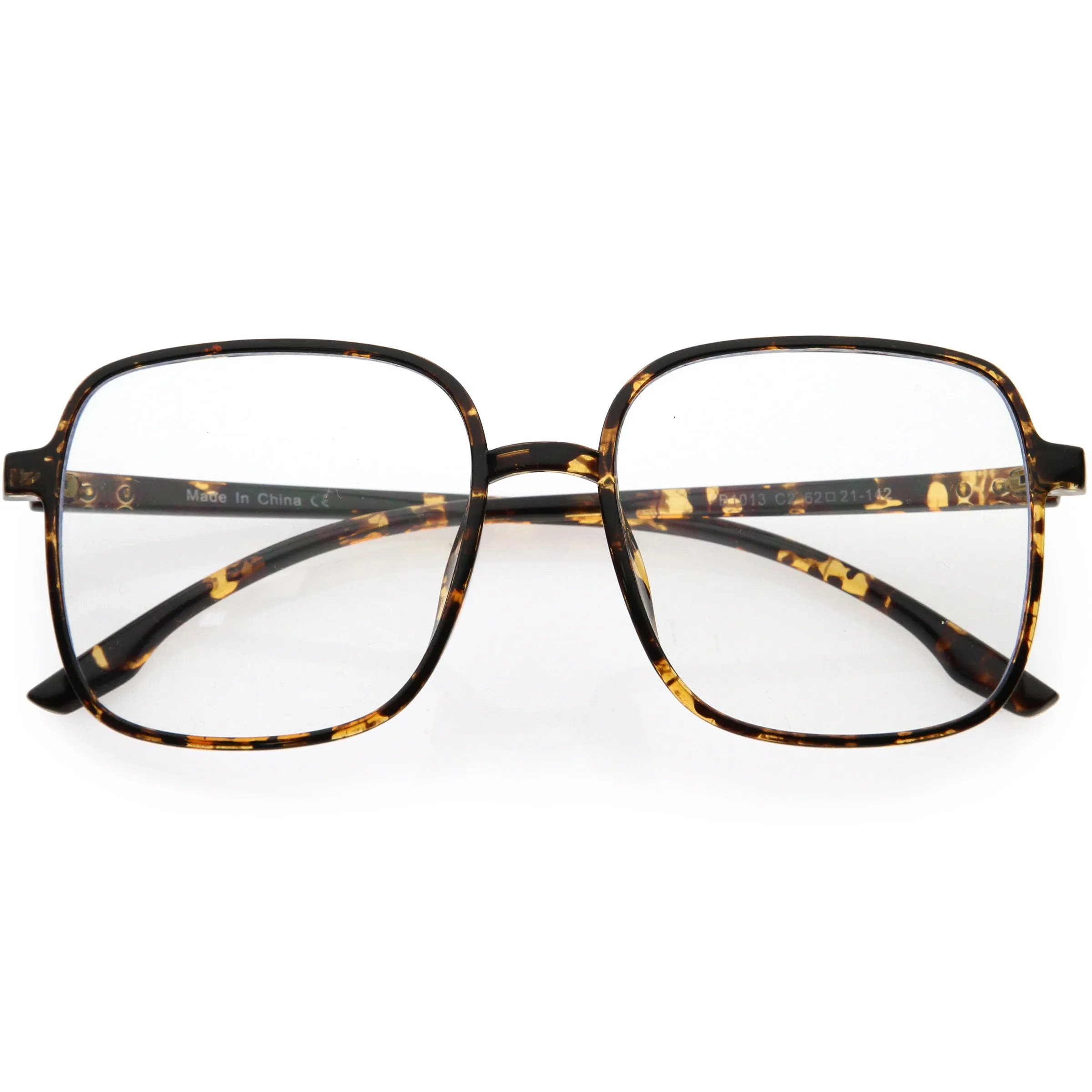 Chic Everyday Blue Light Filter Oversized Glasses D258 sold by ZeroUV product image thumbnail 4