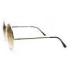 Retro Hippie Oversize Round Color Gradient Lens Sunglasses 9578 sold by ZeroUV
