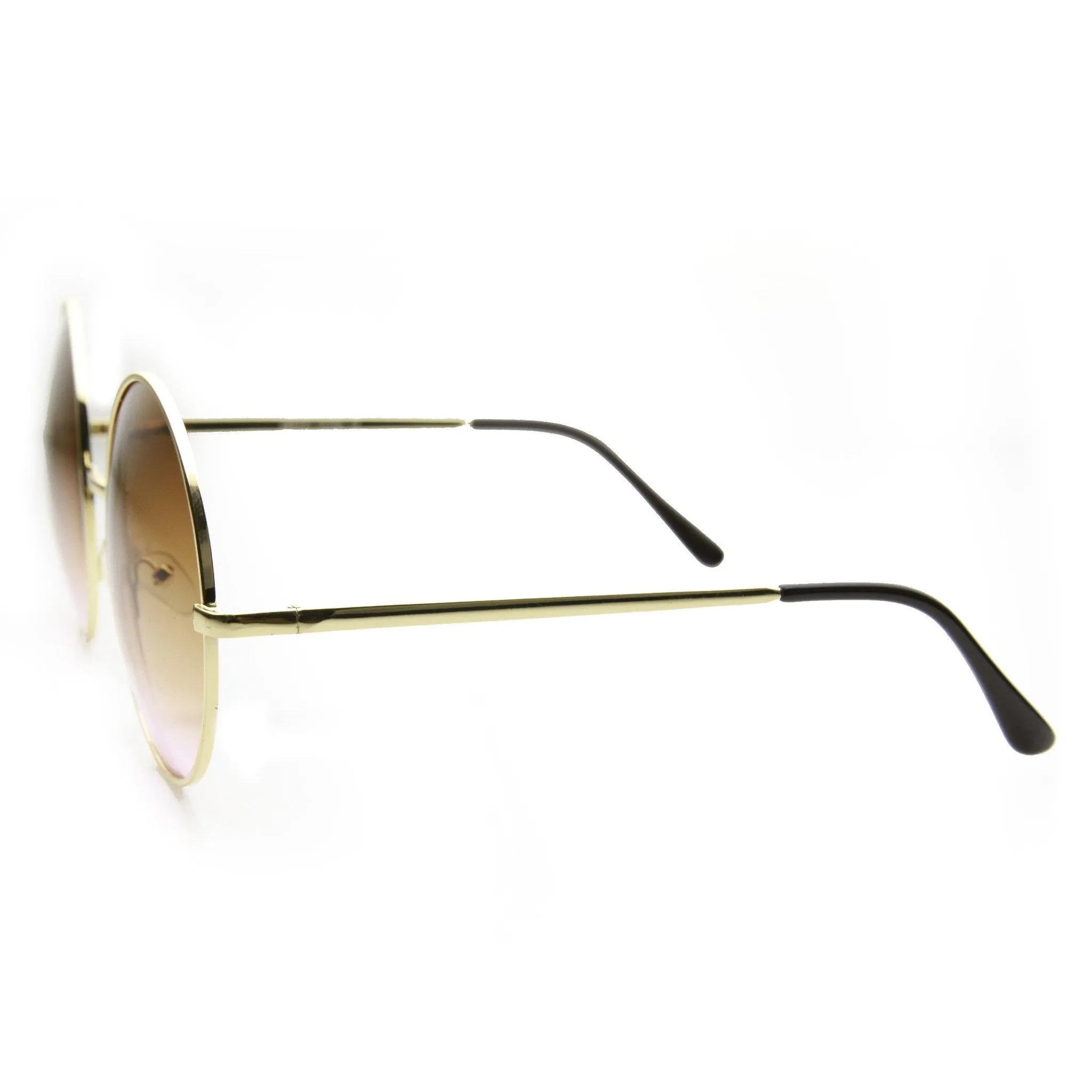 Retro Hippie Oversize Round Color Gradient Lens Sunglasses 9578 sold by ZeroUV product image thumbnail 5