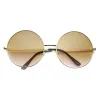 Retro Hippie Oversize Round Color Gradient Lens Sunglasses 9578 sold by ZeroUV