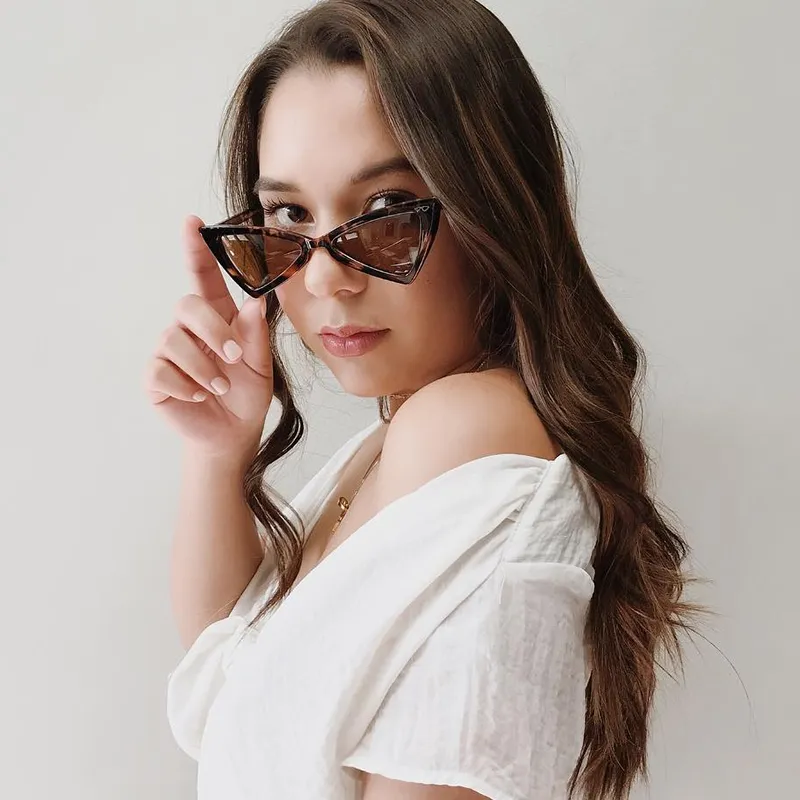 Women's Fashion Retro Triangle Cat Eye Sunglasses C570 sold by ZeroUV product image thumbnail 4