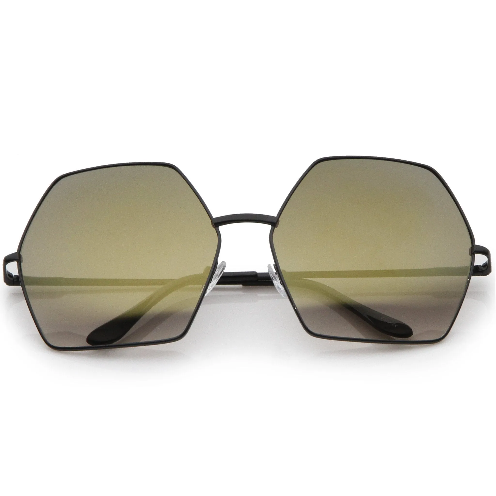 Women's Oversize Geometric Mirrored Lens Sunglasses A508 sold by ZeroUV