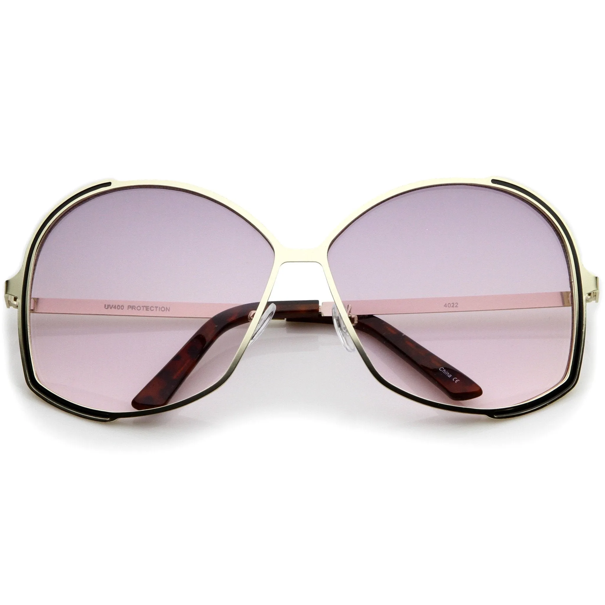 Oversize Women's Color Gradient Lens Sunglasses A498 sold by ZeroUV product image thumbnail 5