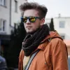 Super Bright Color Mirrored Lens Horned Rim Sunglasses 8128 sold by ZeroUV