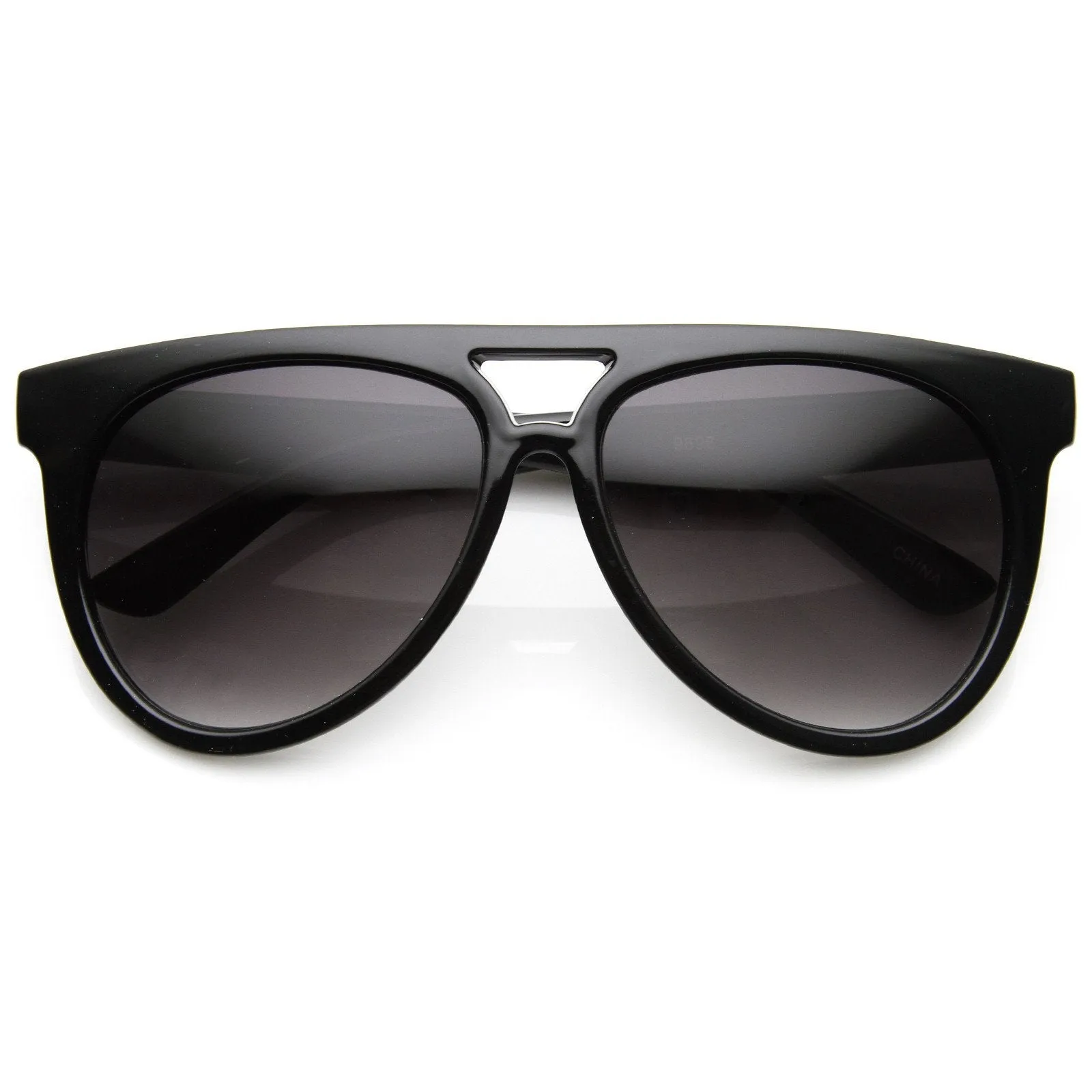 Retro Sunglasses Flat Top Oversize Aviators 8918 sold by ZeroUV product image thumbnail 3