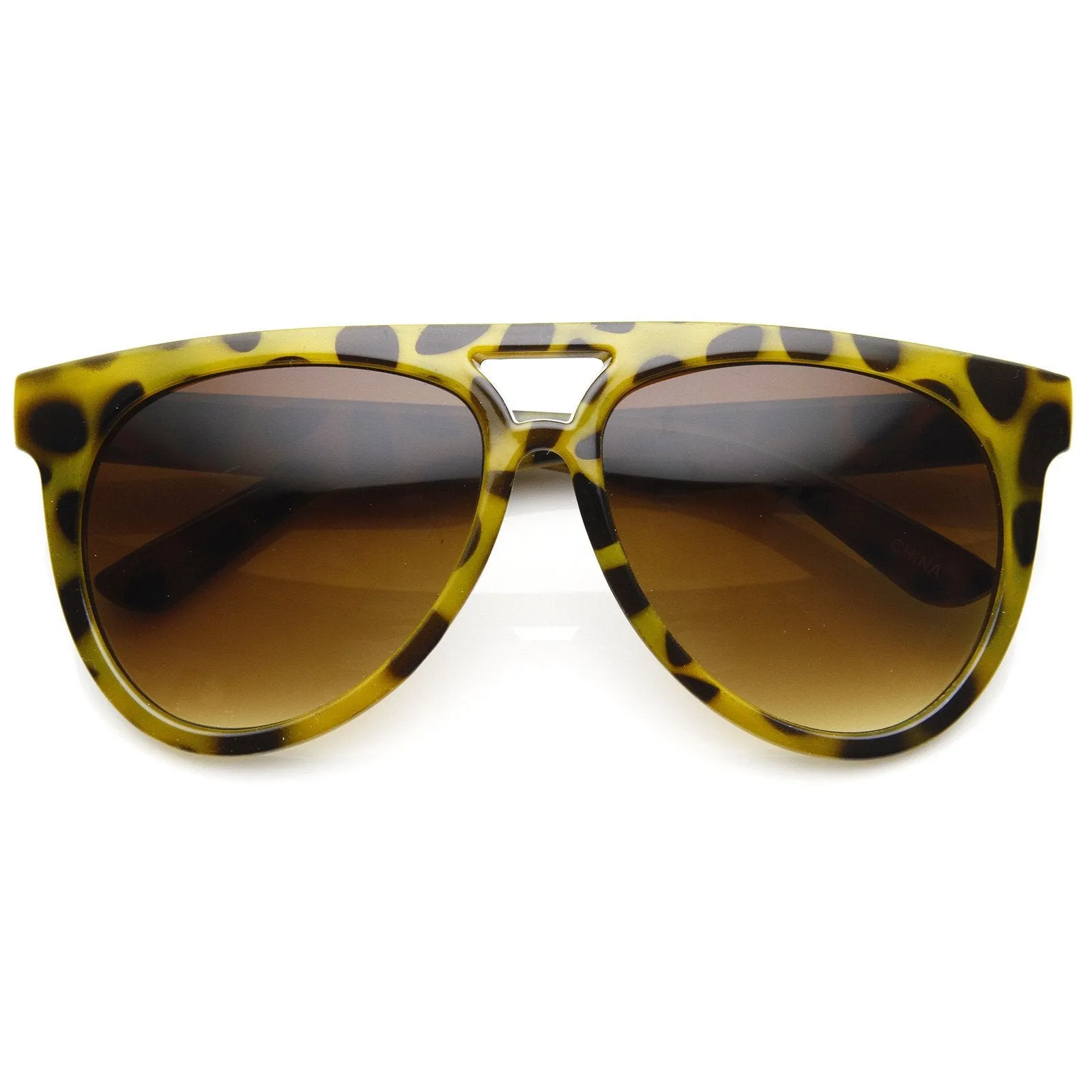 Retro Sunglasses Flat Top Oversize Aviators 8918 sold by ZeroUV