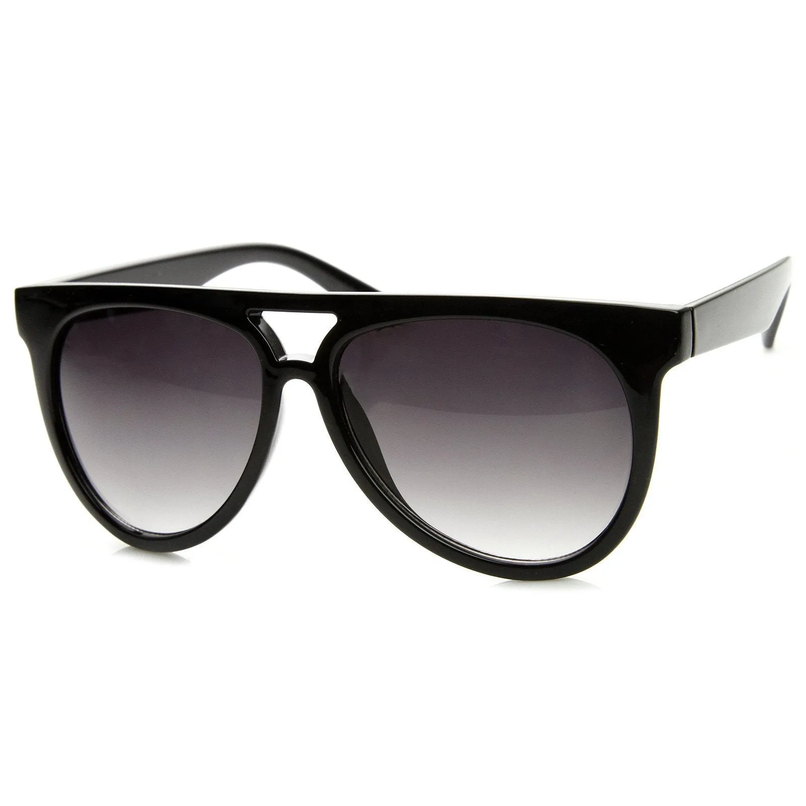 Retro Sunglasses Flat Top Oversize Aviators 8918 sold by ZeroUV product image thumbnail 4