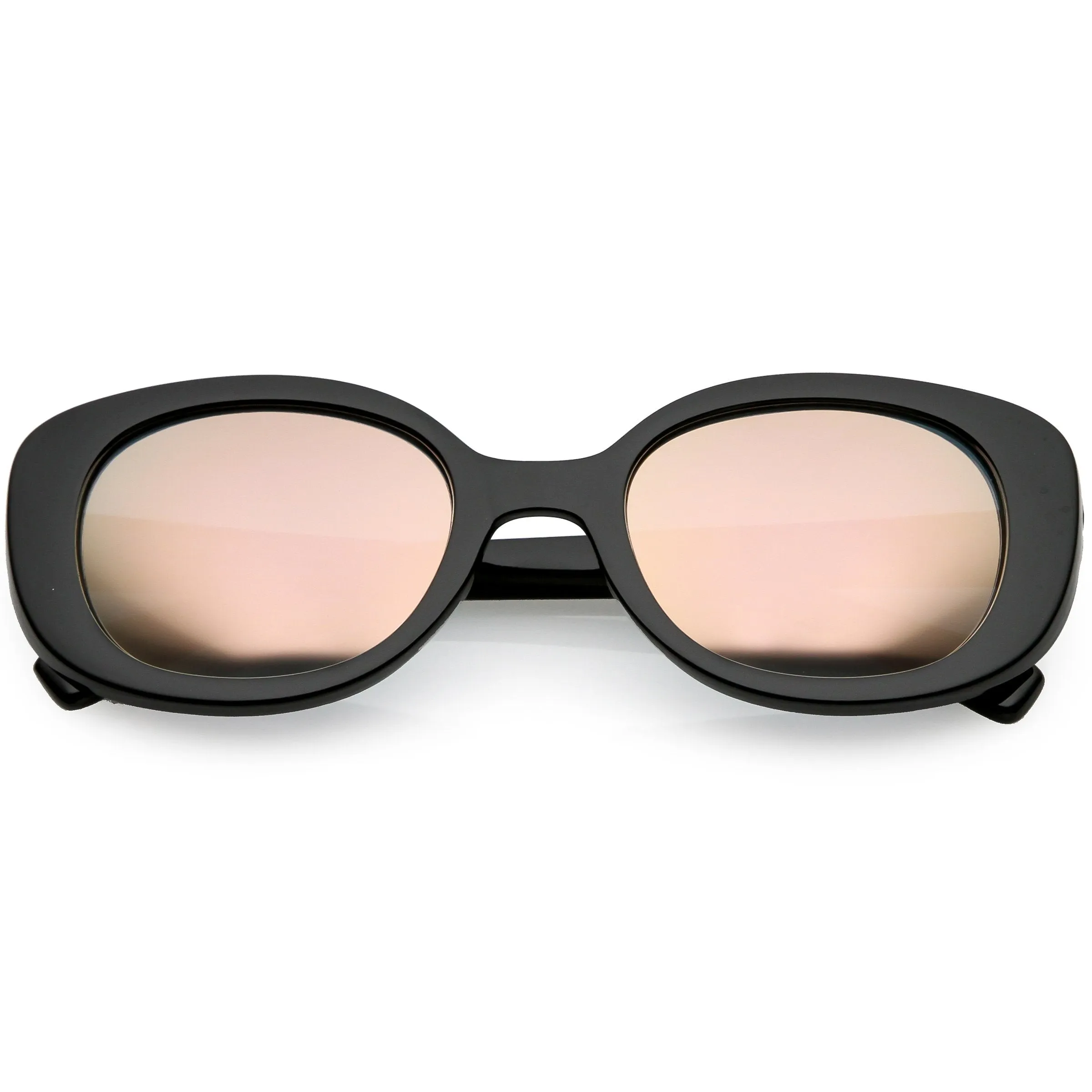 Women's Rounded Retro 1950's Thick Frame Sunglasses C557 sold by ZeroUV product image thumbnail 5