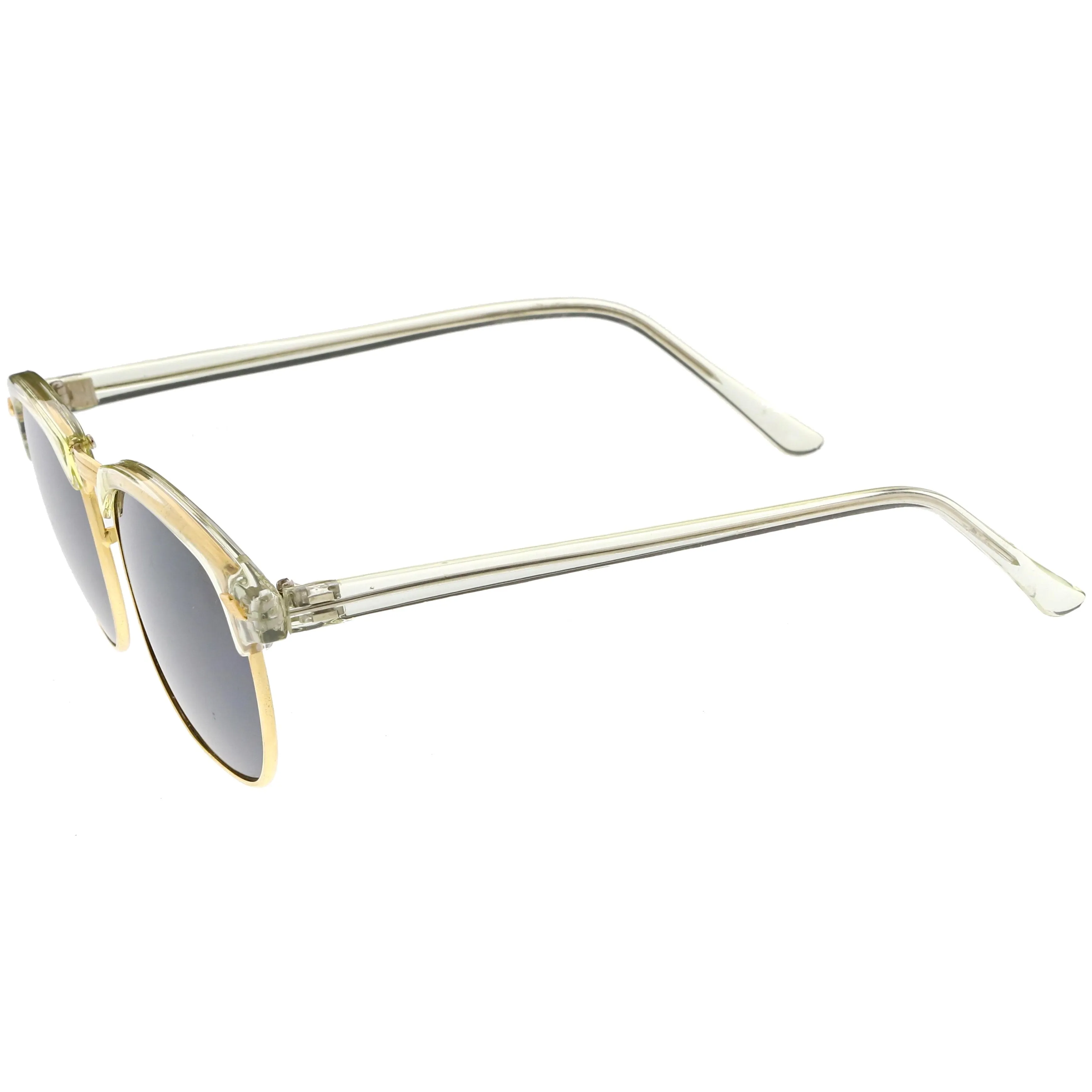True Vintage Horned Rim Mirrored Lens Sunglasses C650 sold by ZeroUV product image thumbnail 3