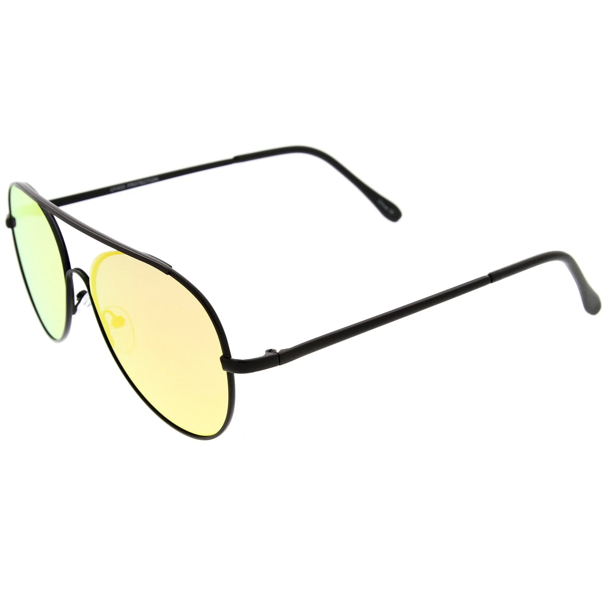 Modern Center Focus Mirror Lens Aviator Sunglasses A511 sold by ZeroUV product image thumbnail 5