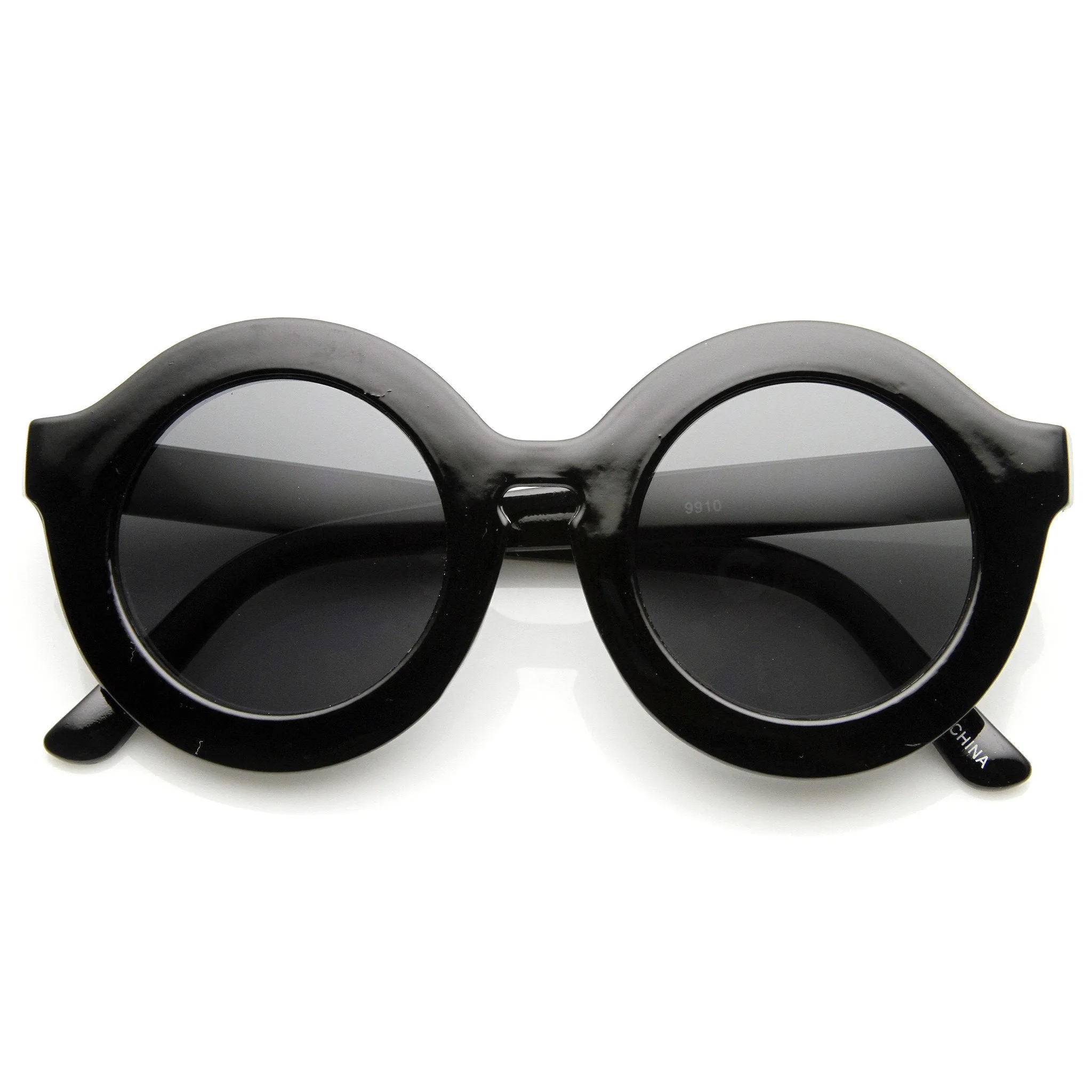 Trendy Womens Fashion Oversize Round Circle Sunglasses 9131 sold by ZeroUV product image thumbnail 3
