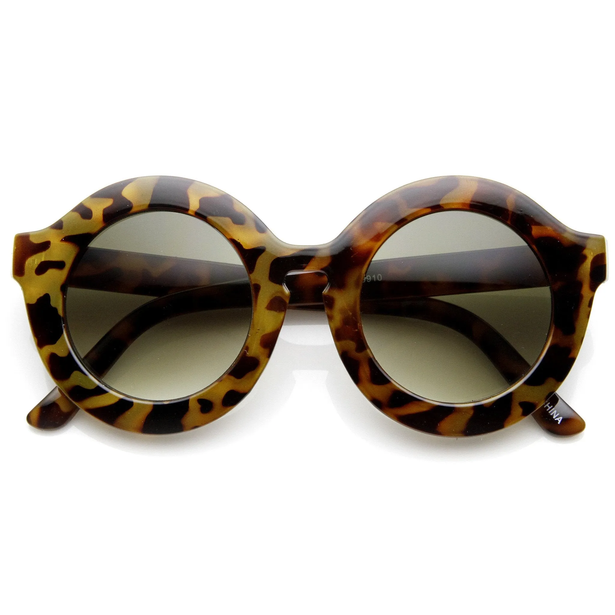 Trendy Womens Fashion Oversize Round Circle Sunglasses 9131 sold by ZeroUV product image thumbnail 4