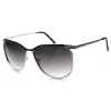 Modern Oversize Two Toned Thin Metal Aviator Sunglasses 9863 sold by ZeroUV